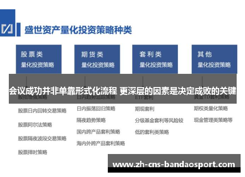 会议成功并非单靠形式化流程 更深层的因素是决定成败的关键